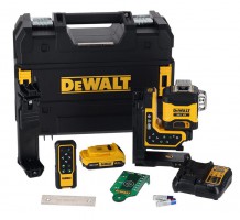 Dewalt DCLE34035D1 18V  3 x 360 Multi-Line Laser Tracker with Green Beam,  Remote Control with Battery & Charger Kit £899.00